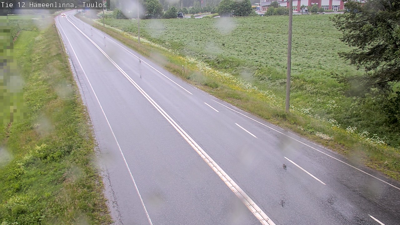 Weather Camera Image Road 12 Hämeenlinna, Tuulos, Hämeenlinna, Kanta-Häme