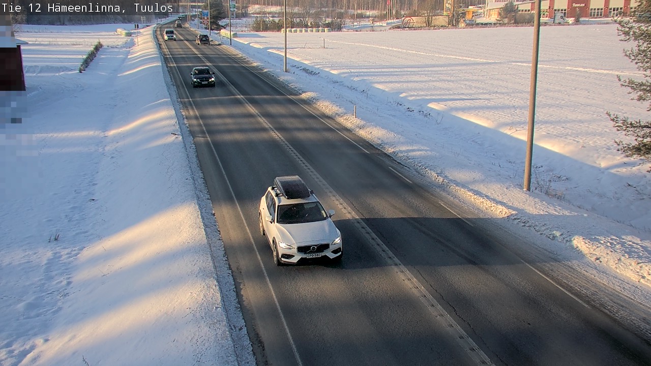 Weather Camera Image Road 12 Hämeenlinna, Tuulos, Hämeenlinna, Kanta-Häme