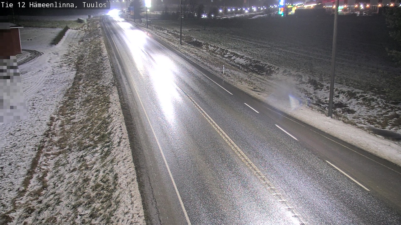 Weather Camera Image Väg 12 Hämeenlinna, Tuulos, Hämeenlinna, Kanta-Häme