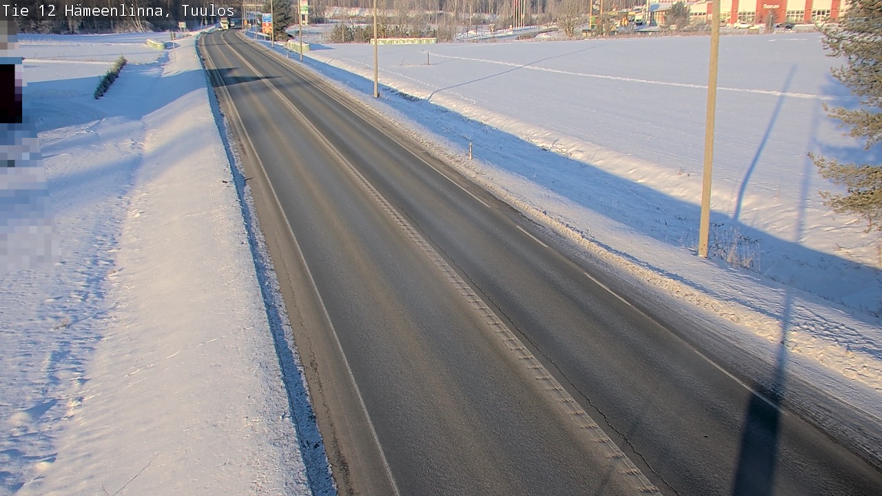 Weather Camera Image Road 12 Hämeenlinna, Tuulos, Hämeenlinna, Kanta-Häme
