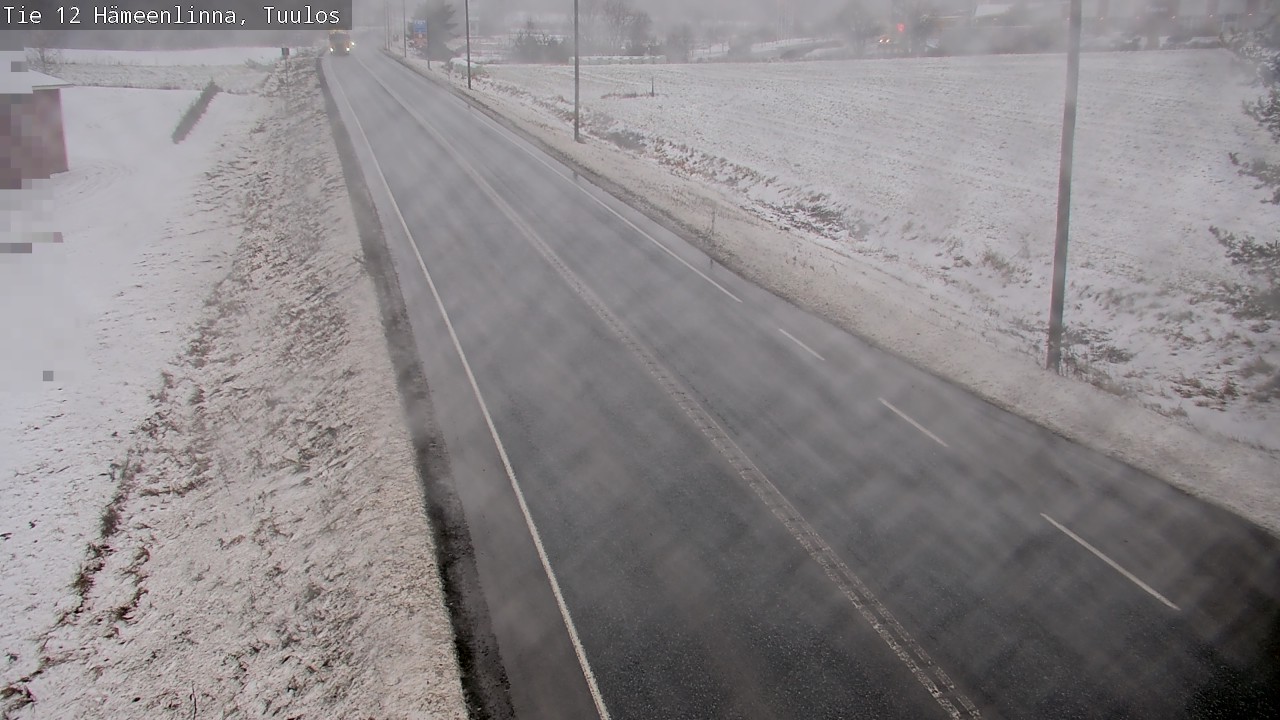Weather Camera Image Väg 12 Hämeenlinna, Tuulos, Hämeenlinna, Kanta-Häme