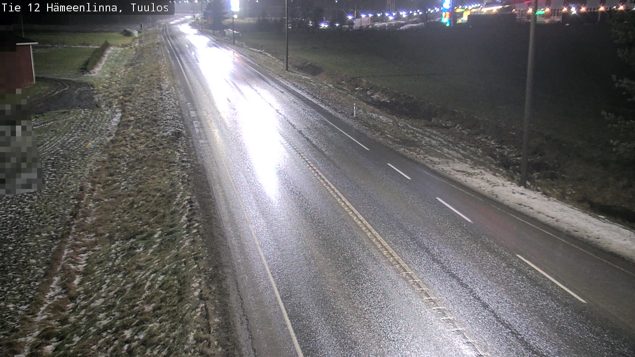 Weather Camera Image Väg 12 Hämeenlinna, Tuulos, Hämeenlinna, Kanta-Häme
