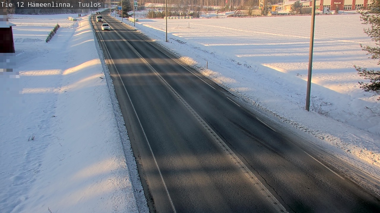Weather Camera Image Road 12 Hämeenlinna, Tuulos, Hämeenlinna, Kanta-Häme