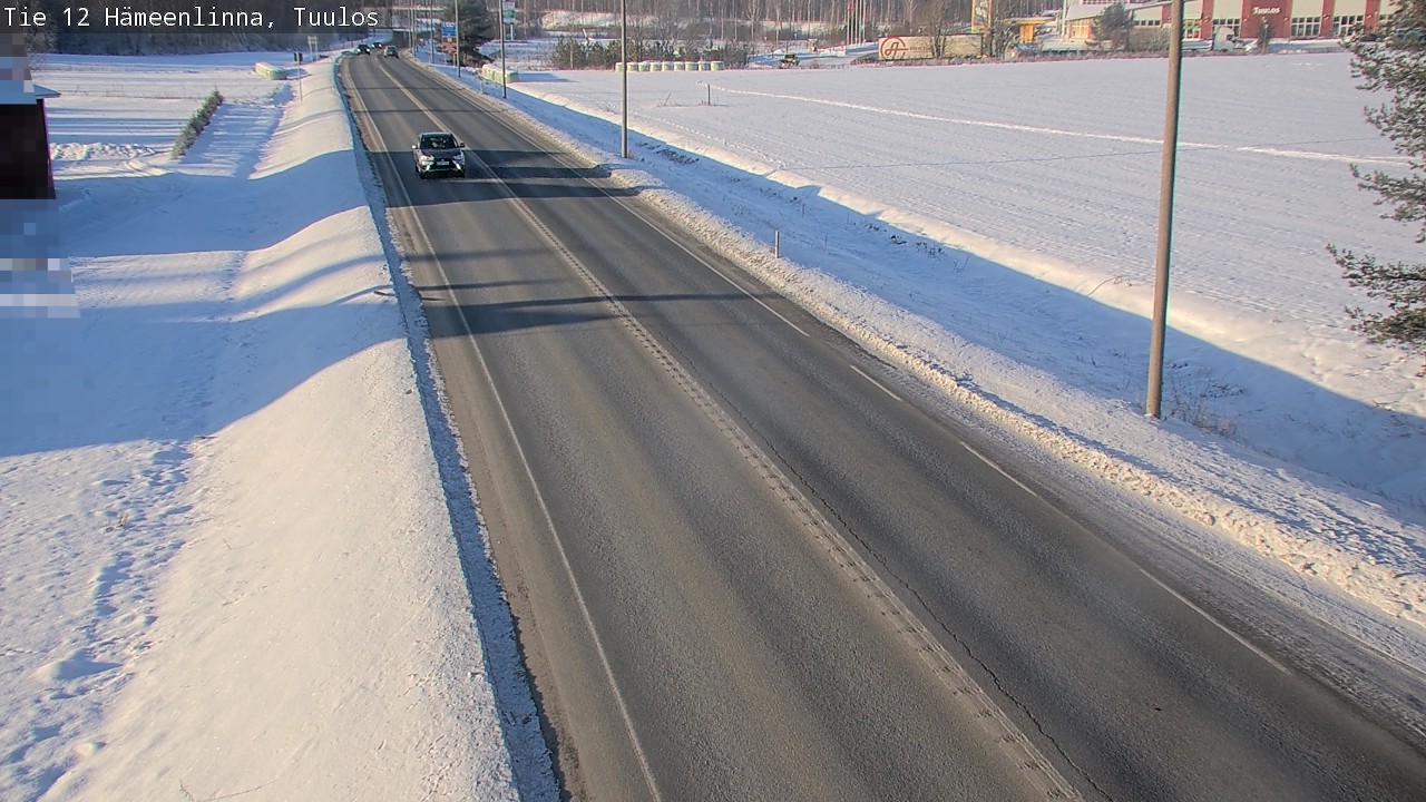 Weather Camera Image Road 12 Hämeenlinna, Tuulos, Hämeenlinna, Kanta-Häme
