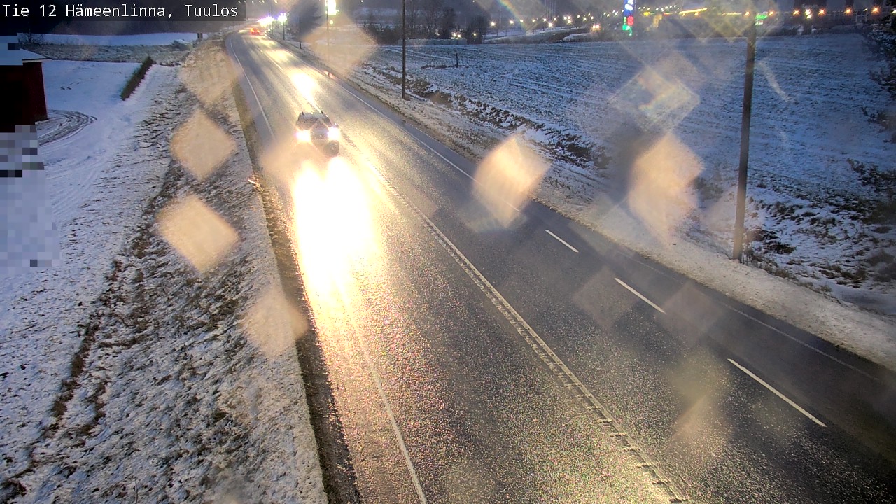 Weather Camera Image Väg 12 Hämeenlinna, Tuulos, Hämeenlinna, Kanta-Häme