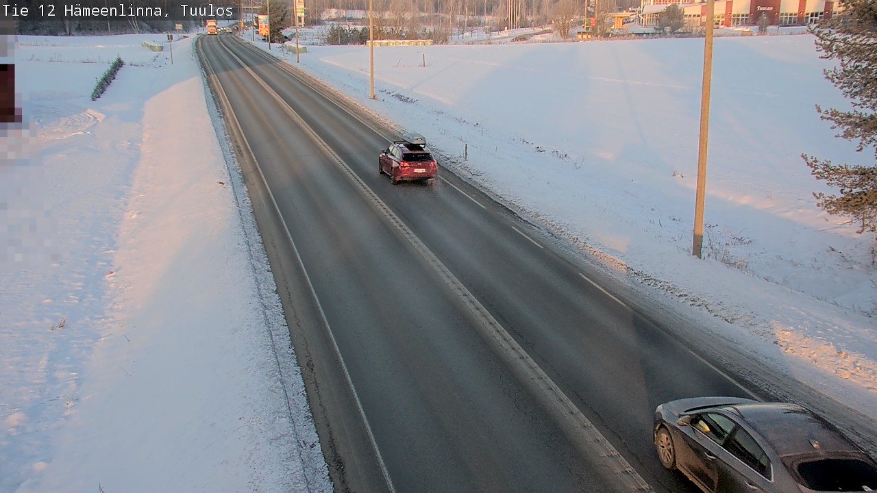 Weather Camera Image Road 12 Hämeenlinna, Tuulos, Hämeenlinna, Kanta-Häme