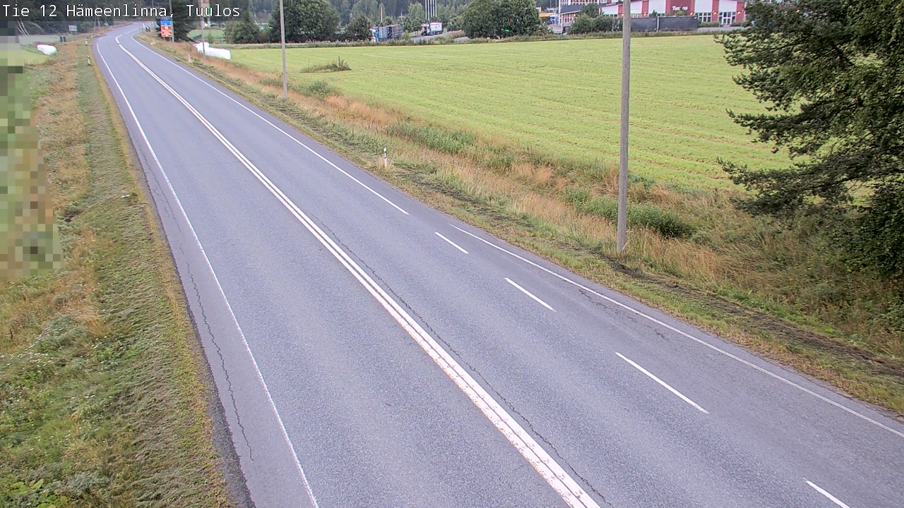 Weather Camera Image Road 12 Hämeenlinna, Tuulos, Hämeenlinna, Kanta-Häme