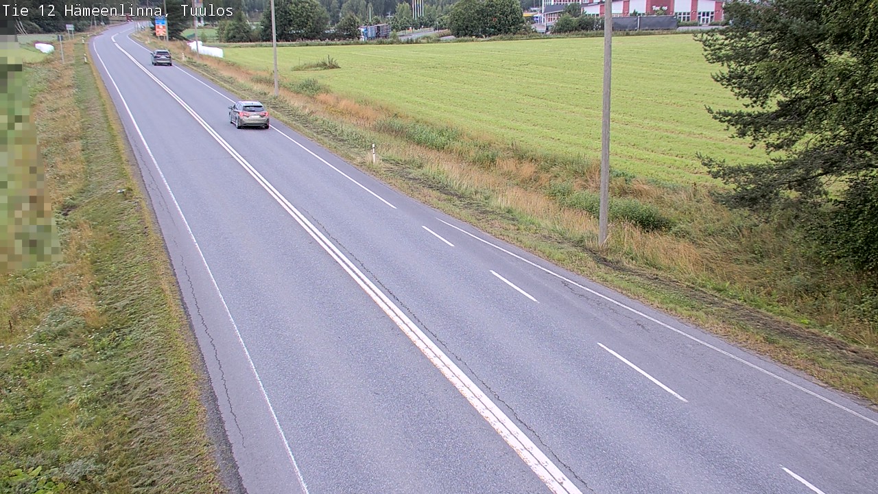 Weather Camera Image Road 12 Hämeenlinna, Tuulos, Hämeenlinna, Kanta-Häme