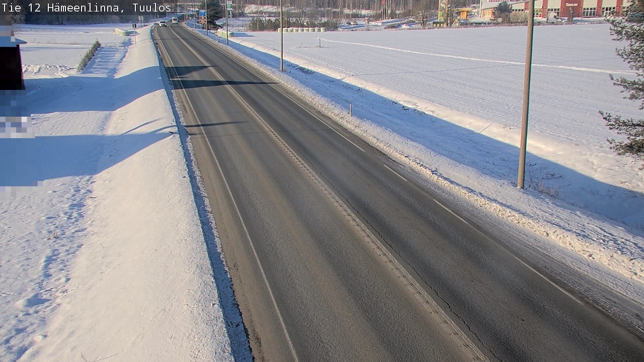 Weather Camera Image Road 12 Hämeenlinna, Tuulos, Hämeenlinna, Kanta-Häme