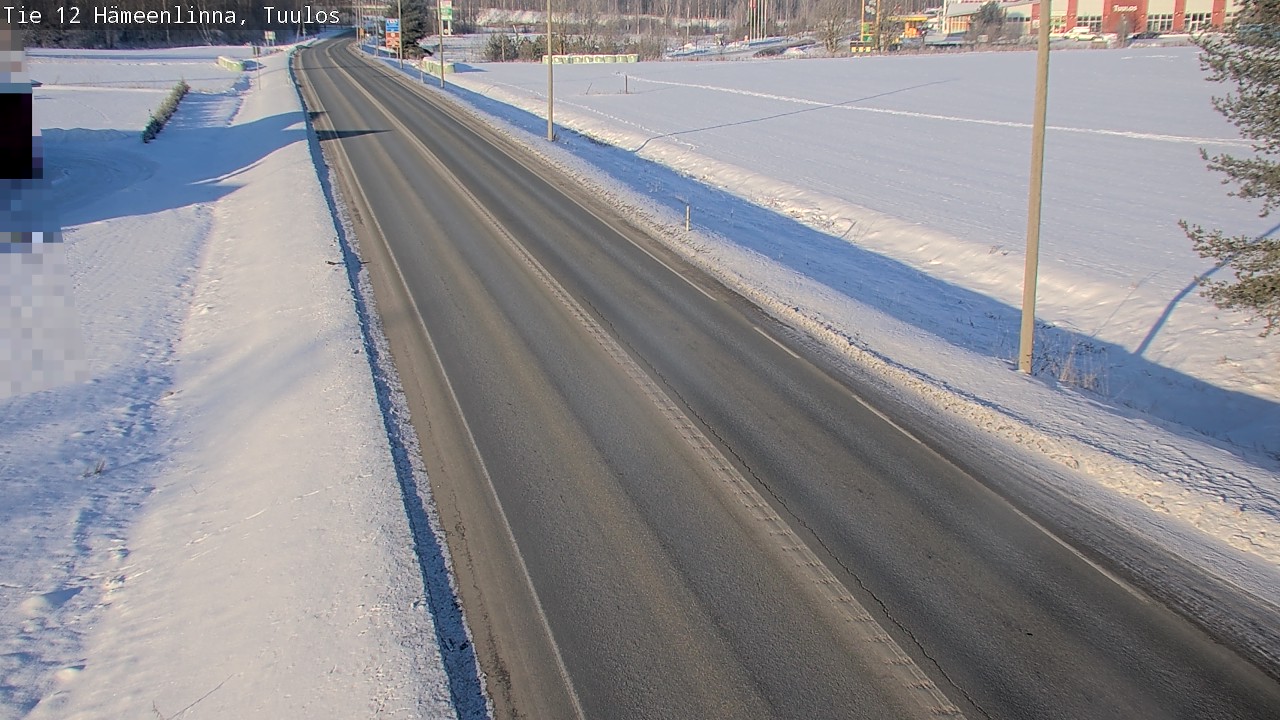Weather Camera Image Road 12 Hämeenlinna, Tuulos, Hämeenlinna, Kanta-Häme