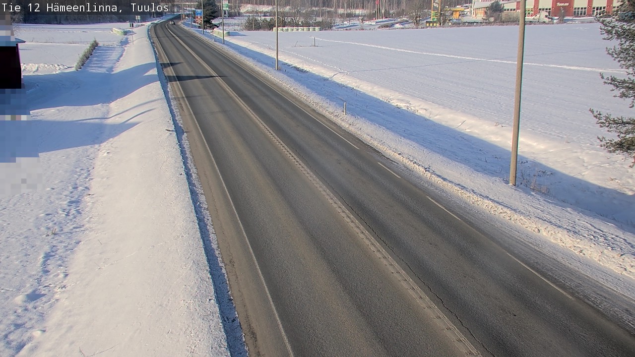 Weather Camera Image Road 12 Hämeenlinna, Tuulos, Hämeenlinna, Kanta-Häme
