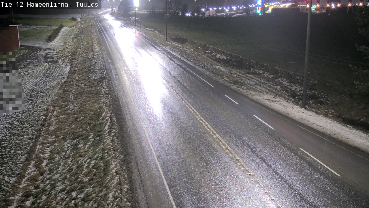 Weather Camera Image Väg 12 Hämeenlinna, Tuulos, Hämeenlinna, Kanta-Häme