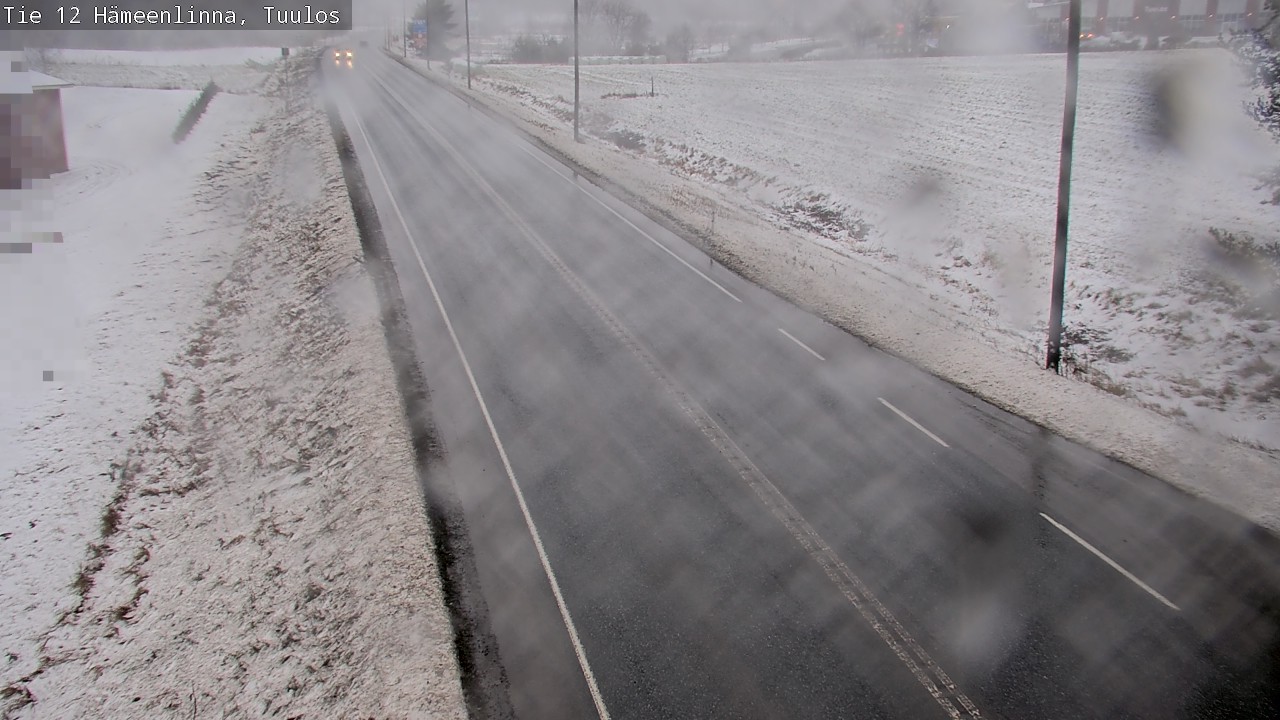 Weather Camera Image Väg 12 Hämeenlinna, Tuulos, Hämeenlinna, Kanta-Häme
