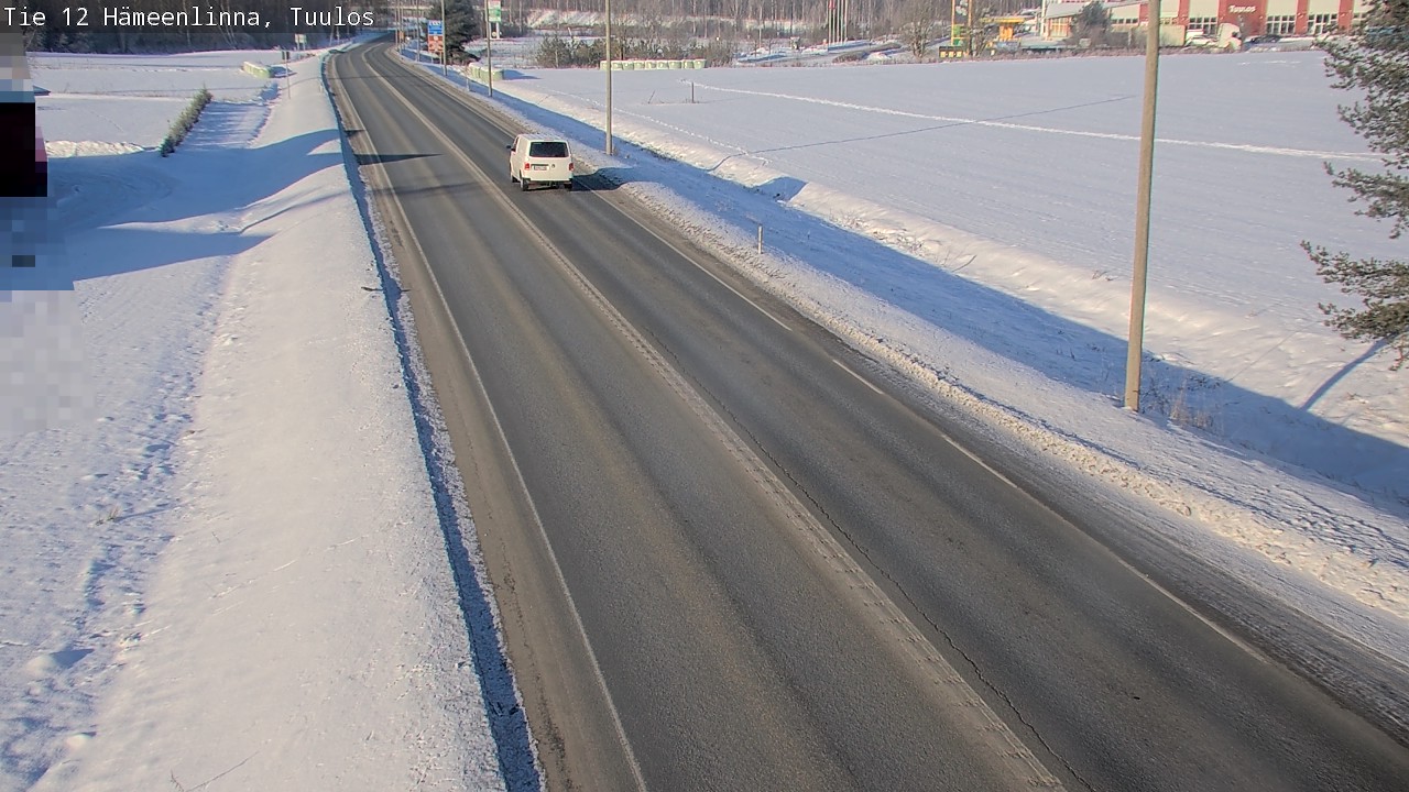 Weather Camera Image Road 12 Hämeenlinna, Tuulos, Hämeenlinna, Kanta-Häme