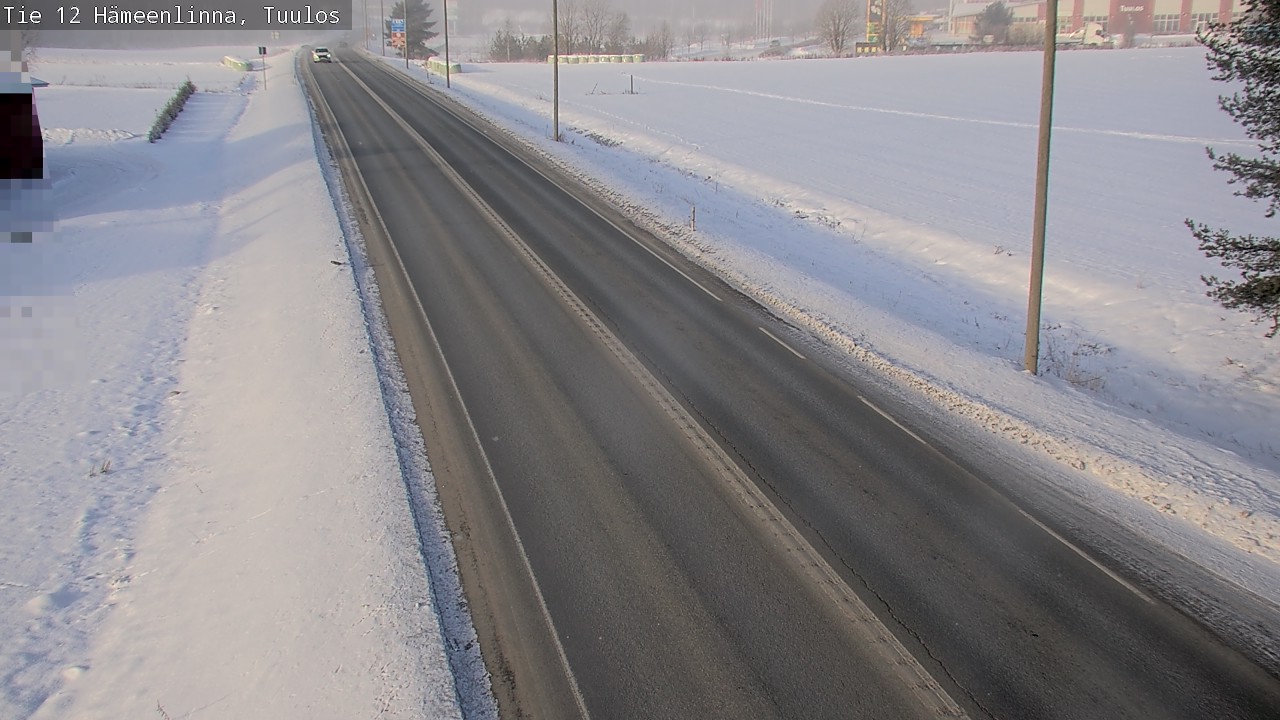 Weather Camera Image Väg 12 Hämeenlinna, Tuulos, Hämeenlinna, Kanta-Häme