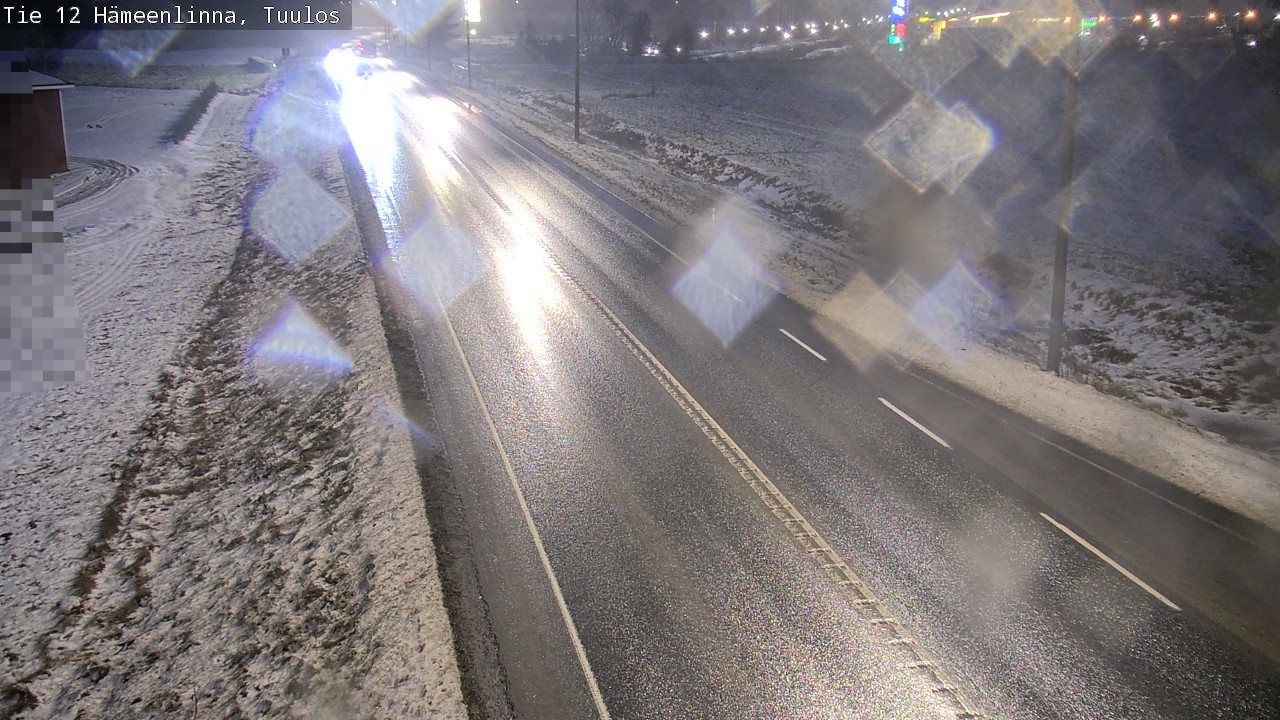 Weather Camera Image Väg 12 Hämeenlinna, Tuulos, Hämeenlinna, Kanta-Häme