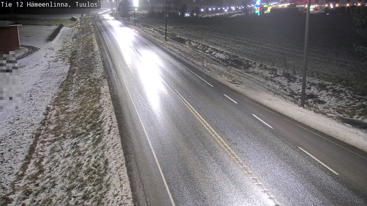 Weather Camera Image Väg 12 Hämeenlinna, Tuulos, Hämeenlinna, Kanta-Häme