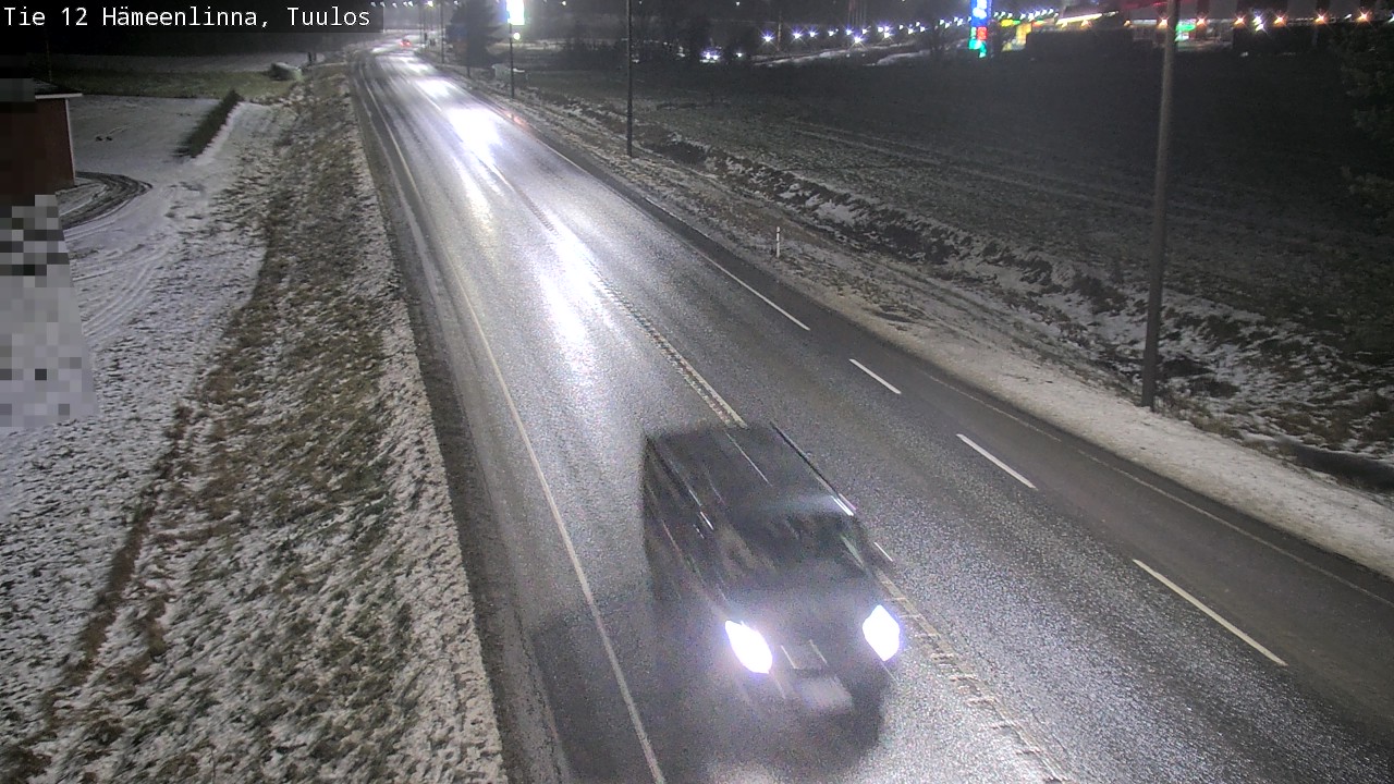 Weather Camera Image Väg 12 Hämeenlinna, Tuulos, Hämeenlinna, Kanta-Häme