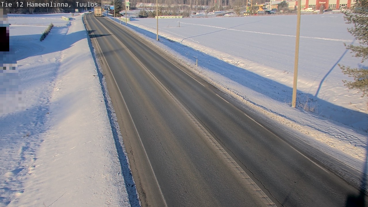 Weather Camera Image Road 12 Hämeenlinna, Tuulos, Hämeenlinna, Kanta-Häme