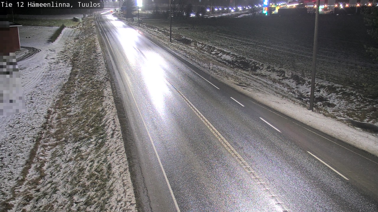 Weather Camera Image Väg 12 Hämeenlinna, Tuulos, Hämeenlinna, Kanta-Häme