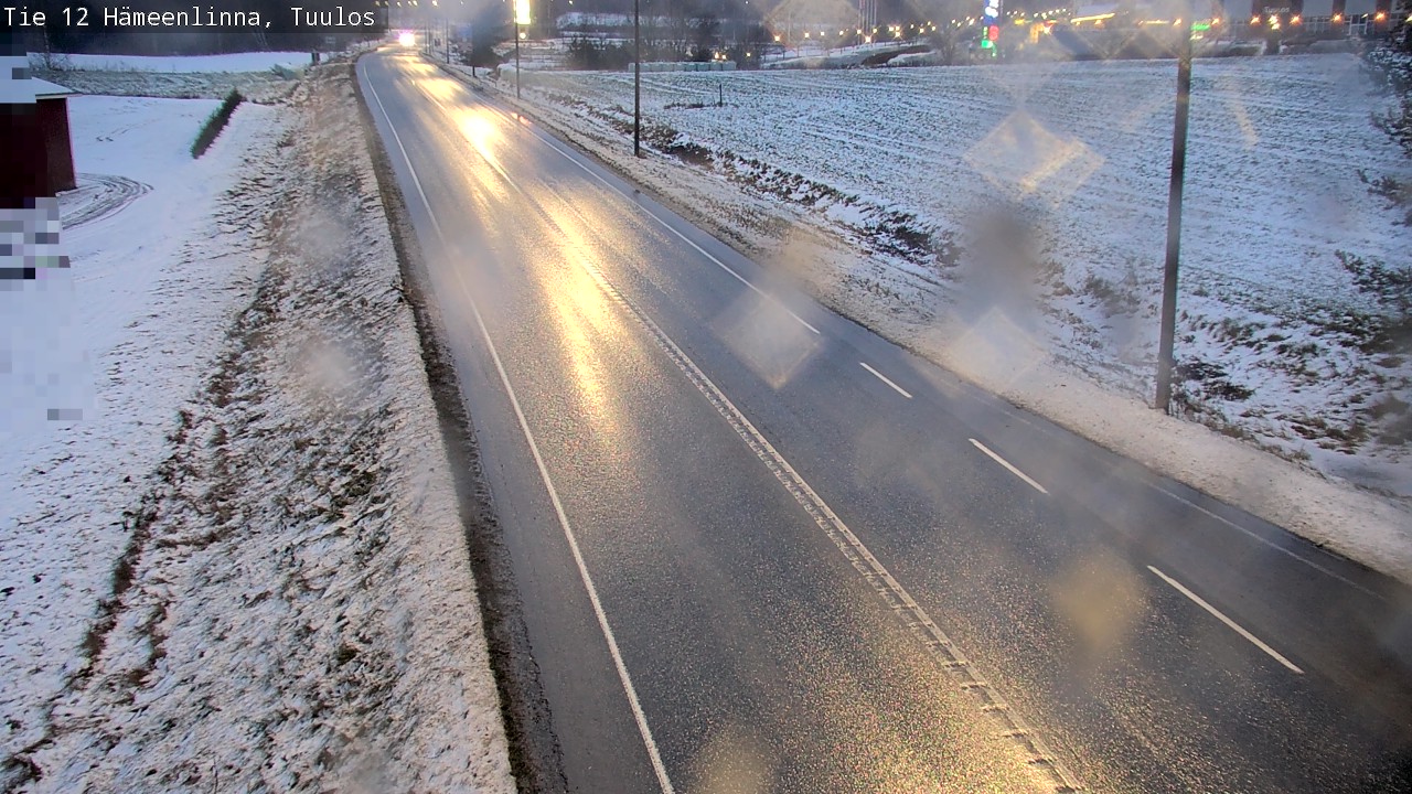 Weather Camera Image Väg 12 Hämeenlinna, Tuulos, Hämeenlinna, Kanta-Häme