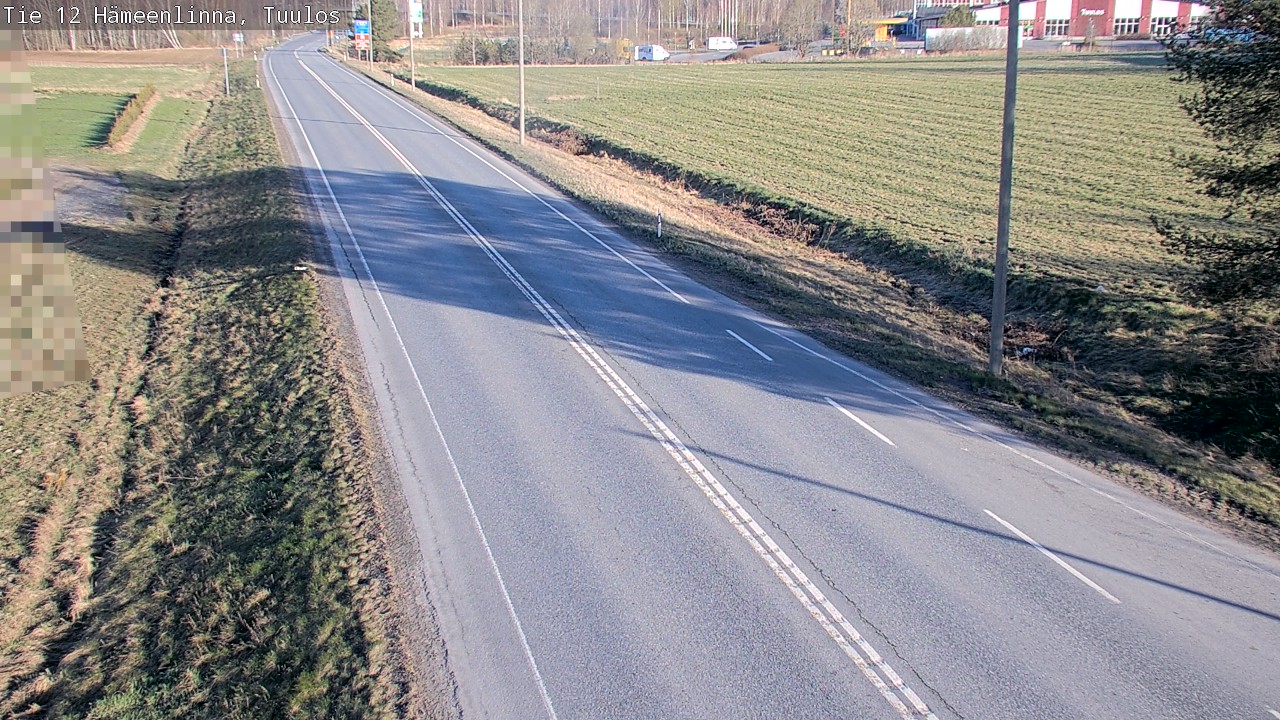 Weather Camera Image Road 12 Hämeenlinna, Tuulos, Hämeenlinna, Kanta-Häme