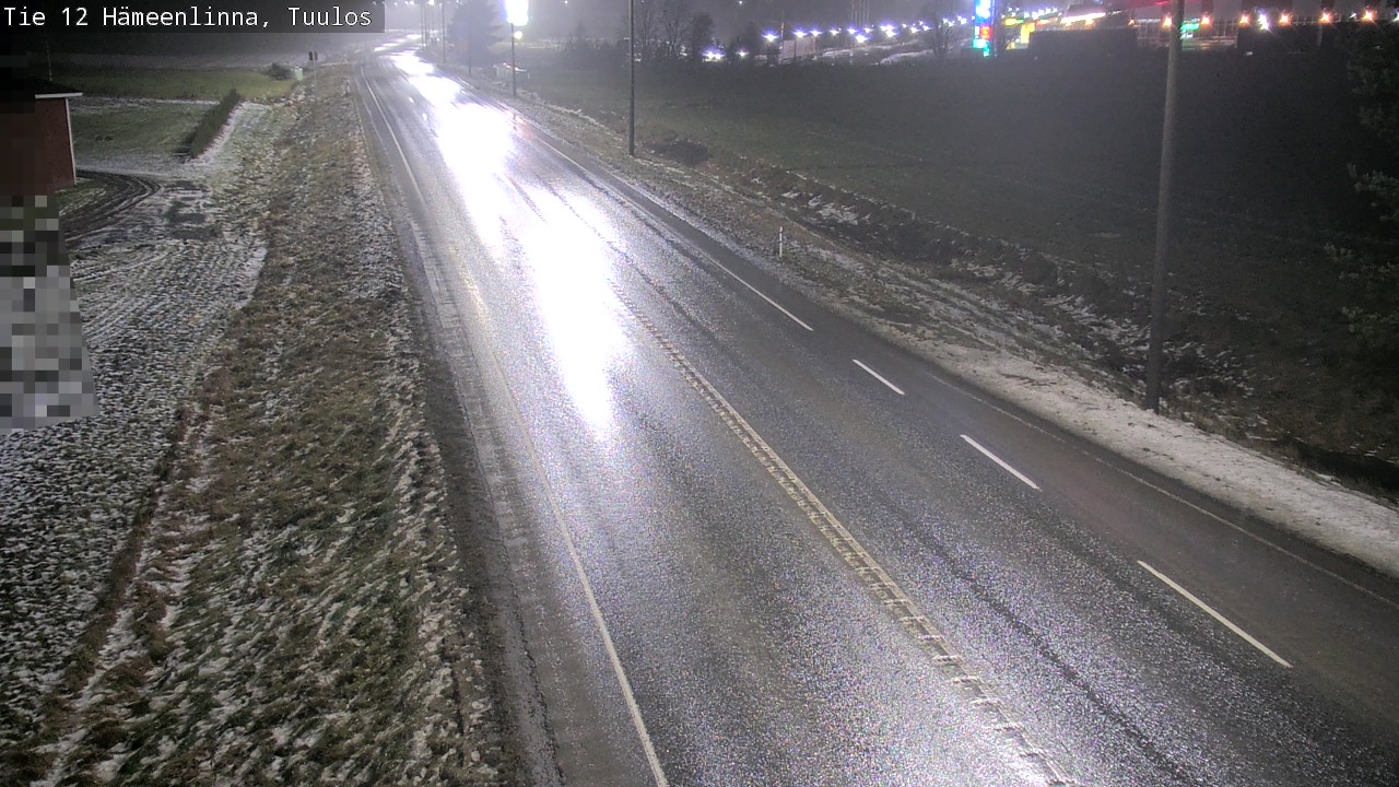 Weather Camera Image Väg 12 Hämeenlinna, Tuulos, Hämeenlinna, Kanta-Häme