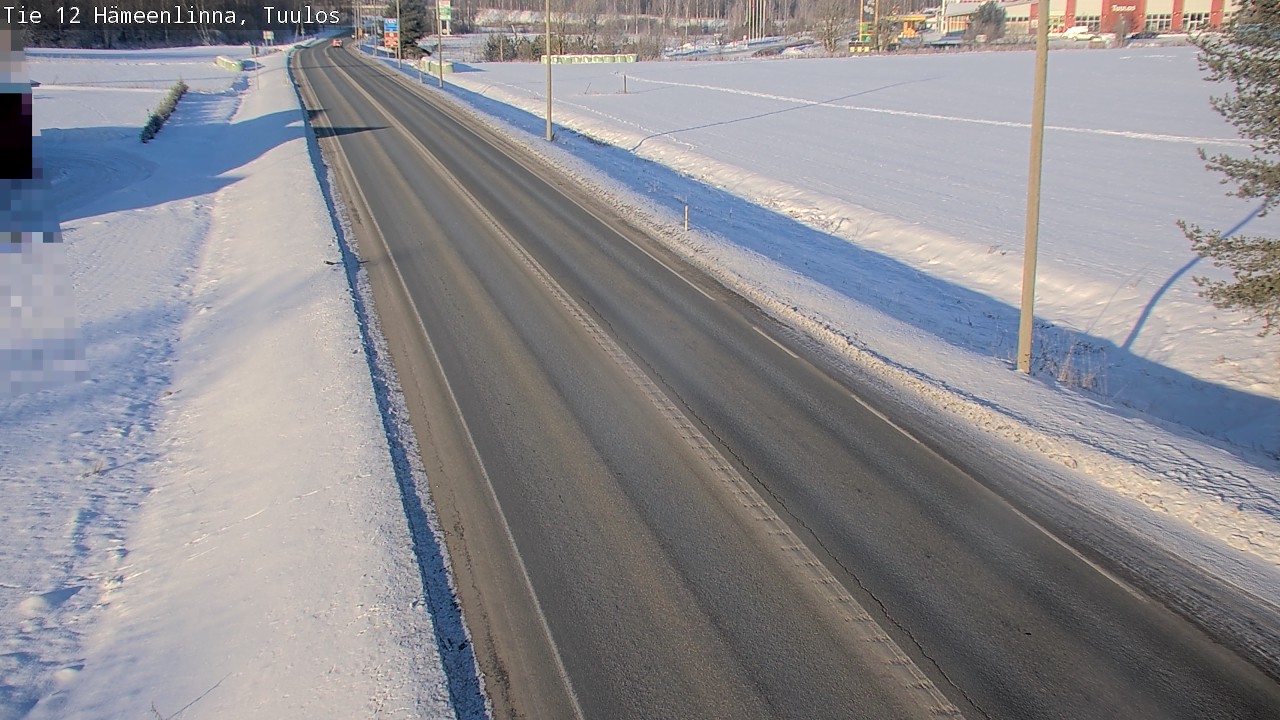 Weather Camera Image Road 12 Hämeenlinna, Tuulos, Hämeenlinna, Kanta-Häme
