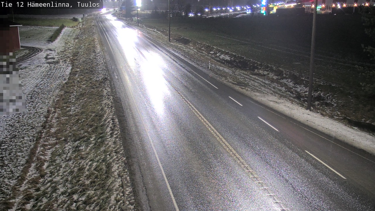 Weather Camera Image Väg 12 Hämeenlinna, Tuulos, Hämeenlinna, Kanta-Häme