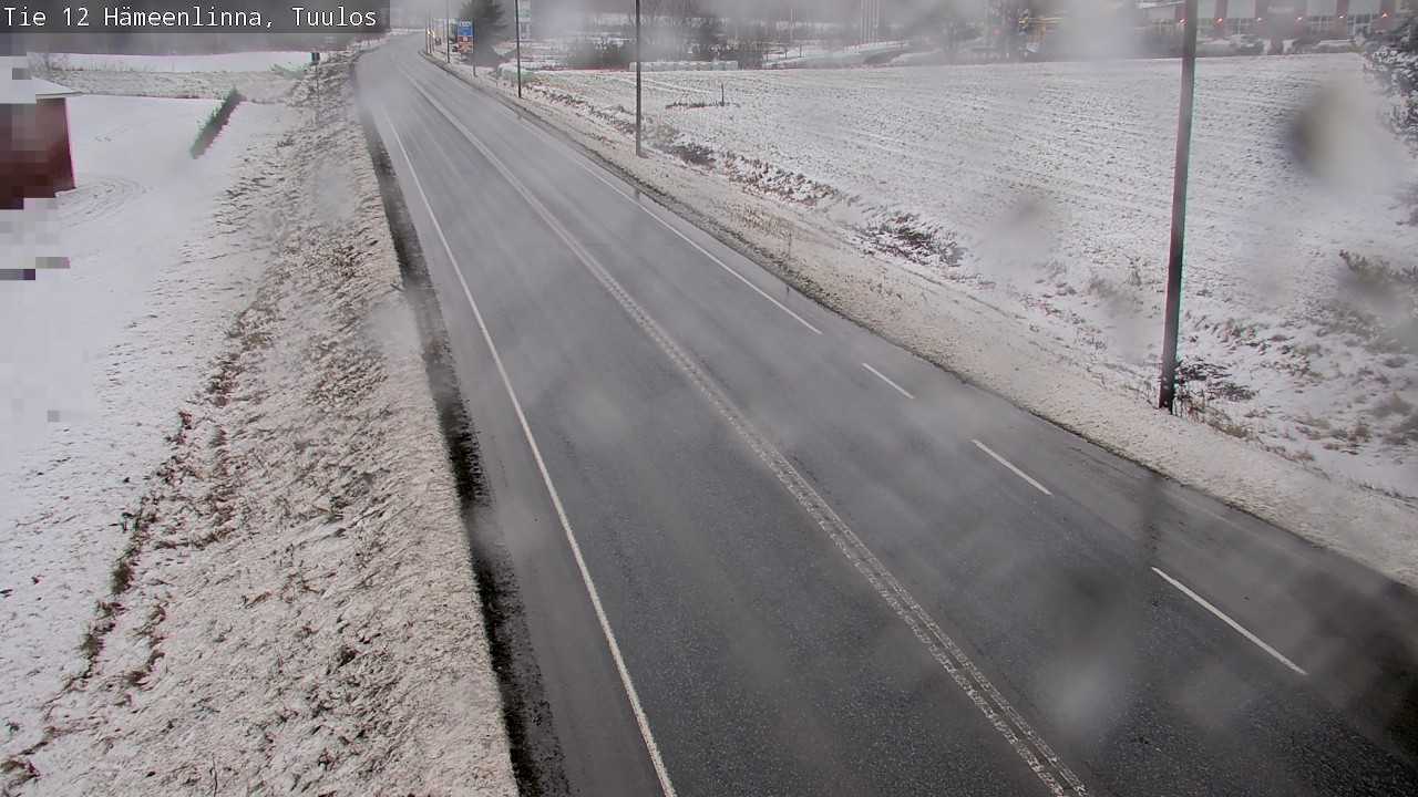 Weather Camera Image Väg 12 Hämeenlinna, Tuulos, Hämeenlinna, Kanta-Häme