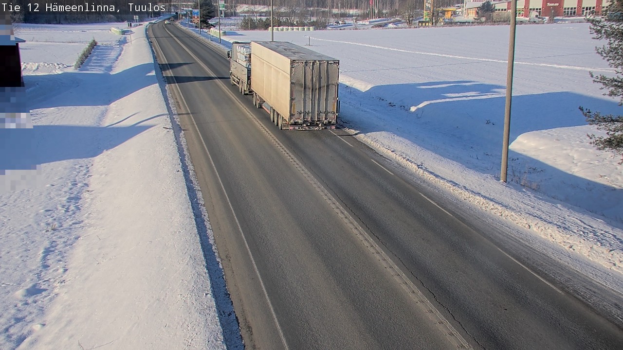 Weather Camera Image Road 12 Hämeenlinna, Tuulos, Hämeenlinna, Kanta-Häme