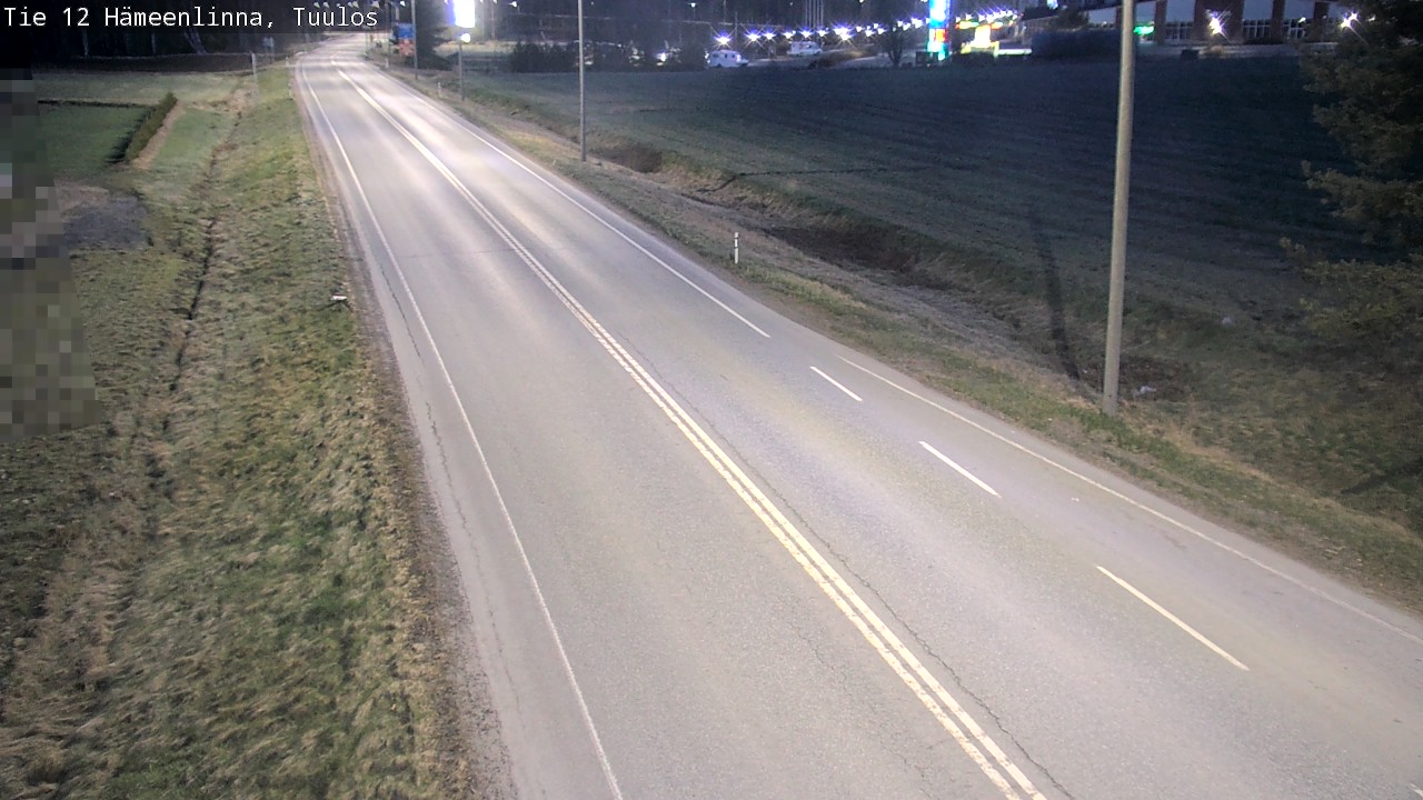Weather Camera Image Väg 12 Hämeenlinna, Tuulos, Hämeenlinna, Kanta-Häme