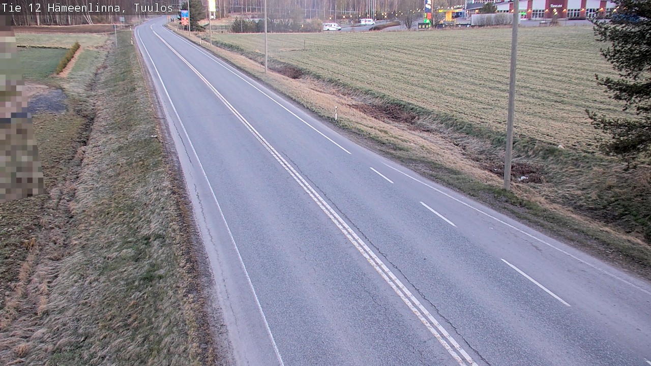 Weather Camera Image Road 12 Hämeenlinna, Tuulos, Hämeenlinna, Kanta-Häme