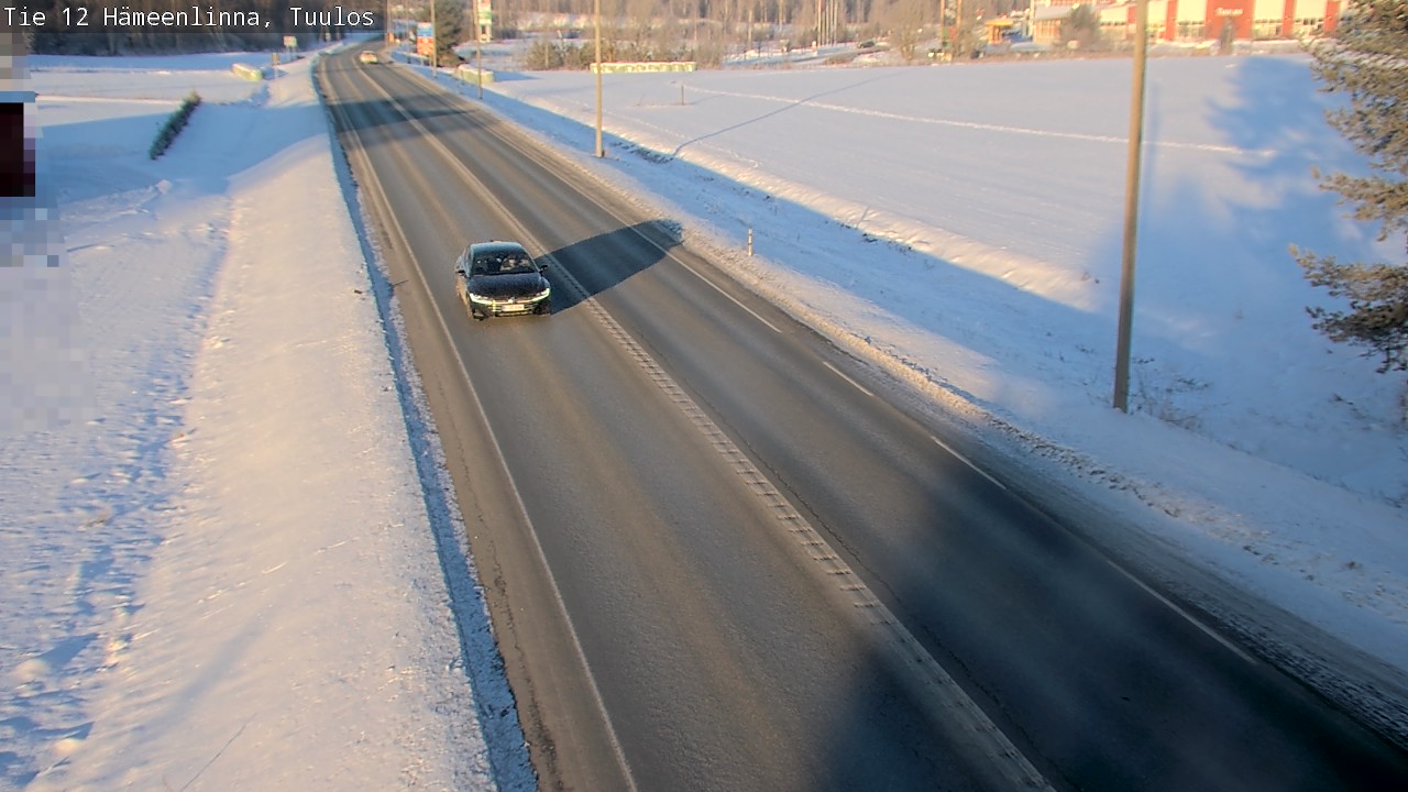 Weather Camera Image Road 12 Hämeenlinna, Tuulos, Hämeenlinna, Kanta-Häme