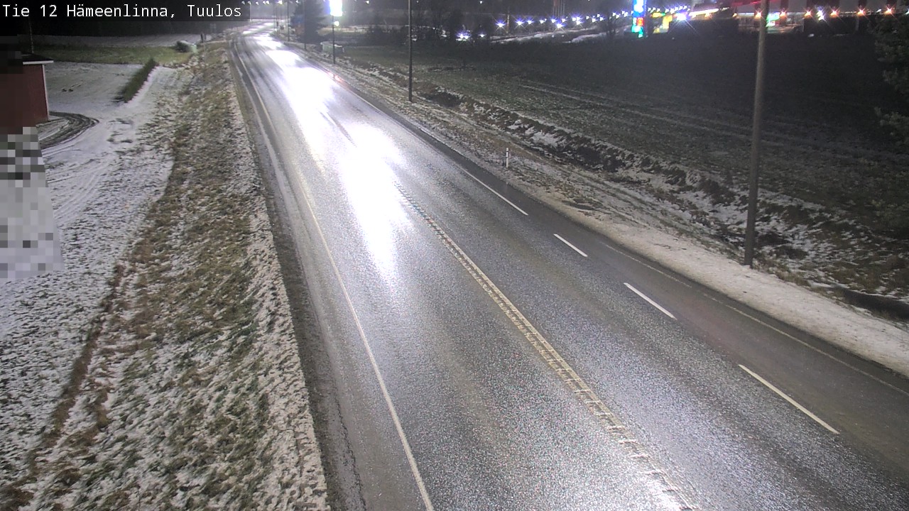 Weather Camera Image Väg 12 Hämeenlinna, Tuulos, Hämeenlinna, Kanta-Häme