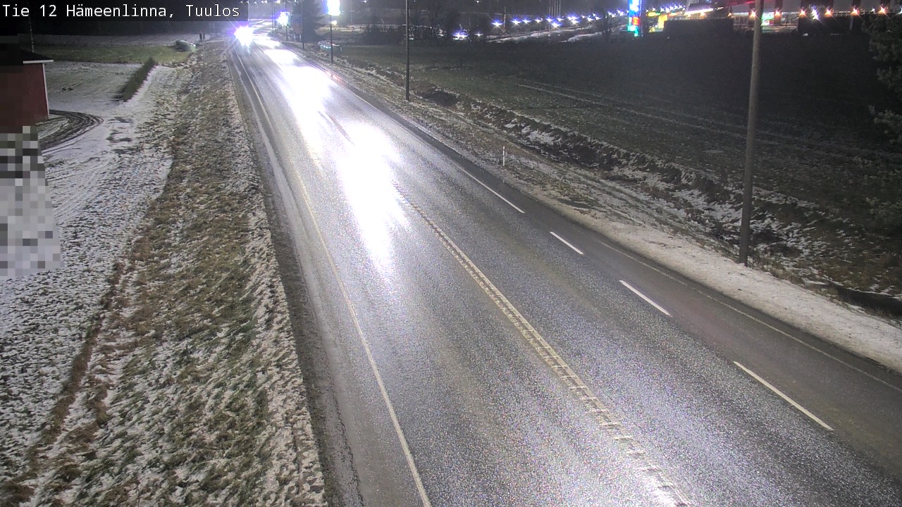 Weather Camera Image Väg 12 Hämeenlinna, Tuulos, Hämeenlinna, Kanta-Häme