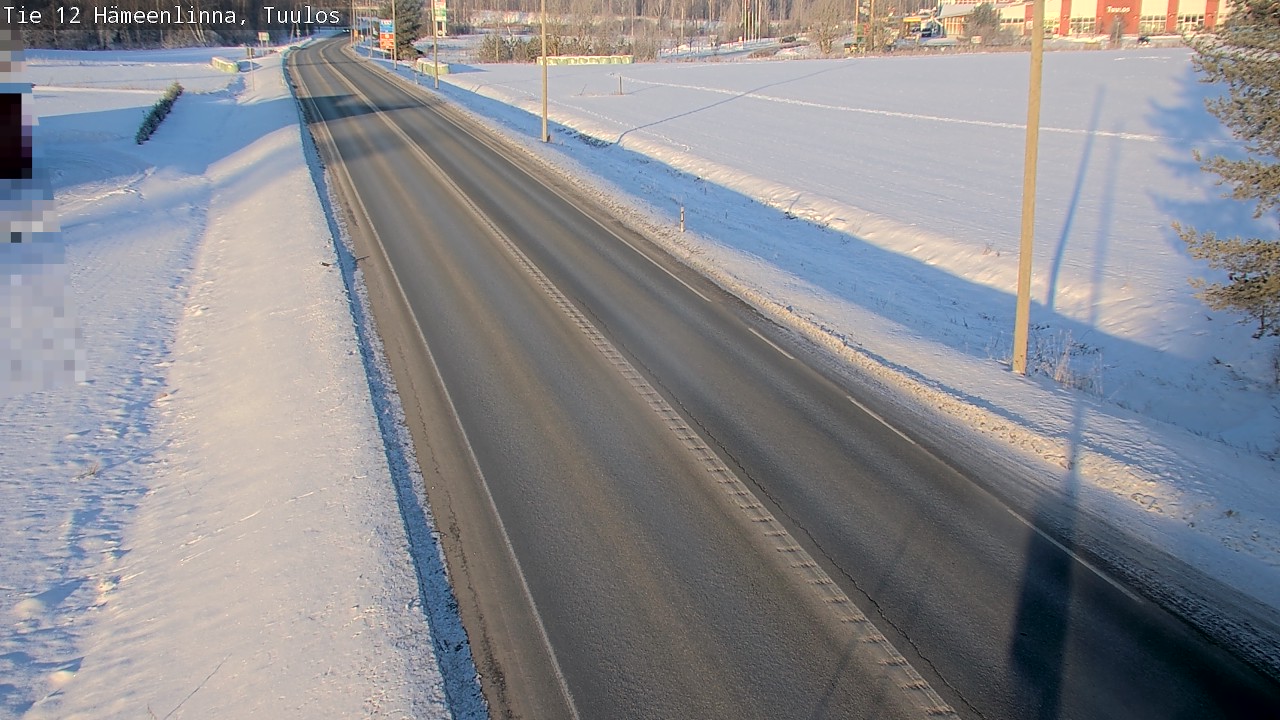 Weather Camera Image Road 12 Hämeenlinna, Tuulos, Hämeenlinna, Kanta-Häme