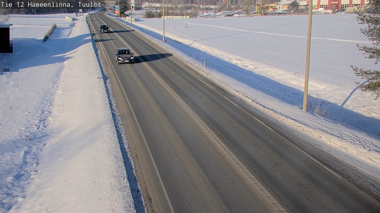 Weather Camera Image Road 12 Hämeenlinna, Tuulos, Hämeenlinna, Kanta-Häme
