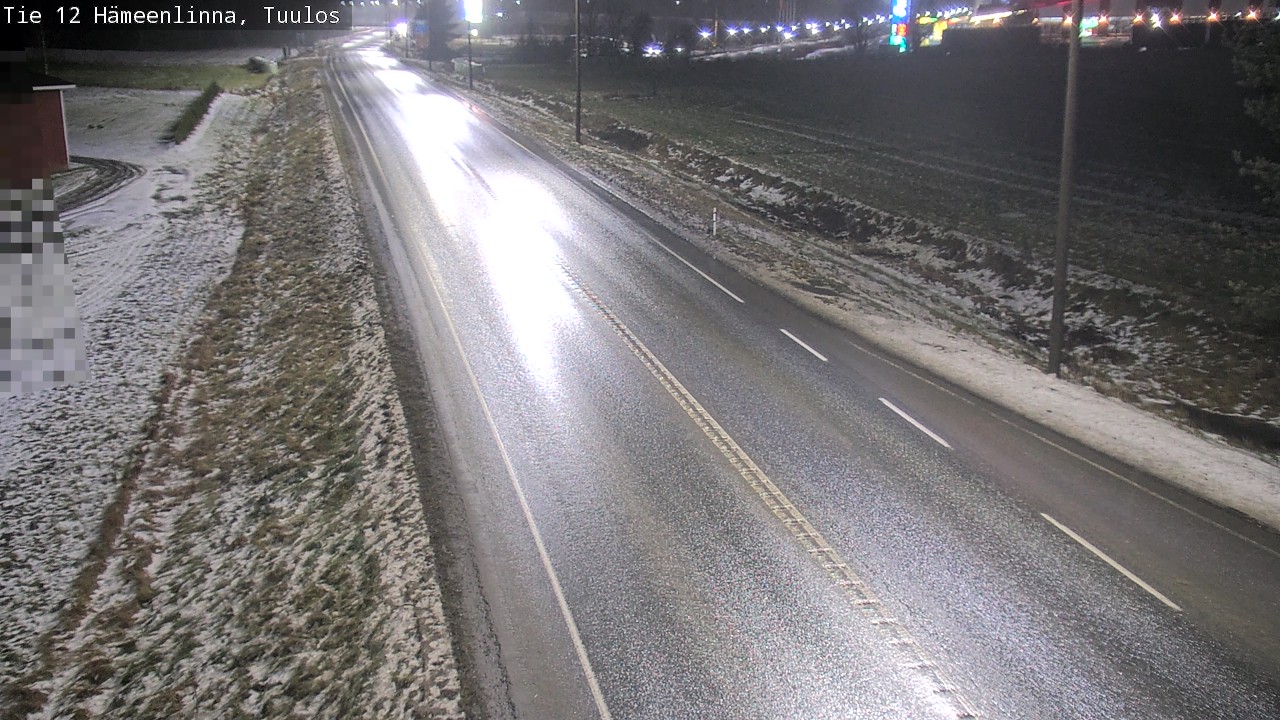 Weather Camera Image Väg 12 Hämeenlinna, Tuulos, Hämeenlinna, Kanta-Häme