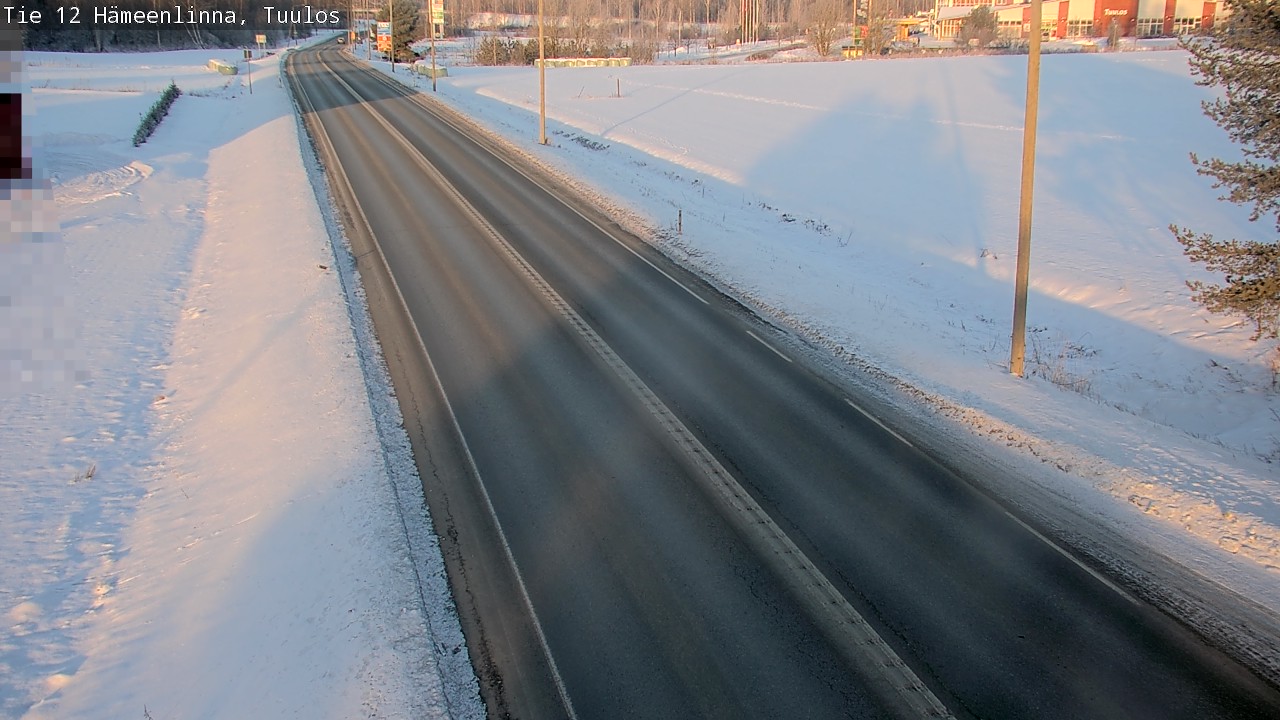 Weather Camera Image Road 12 Hämeenlinna, Tuulos, Hämeenlinna, Kanta-Häme