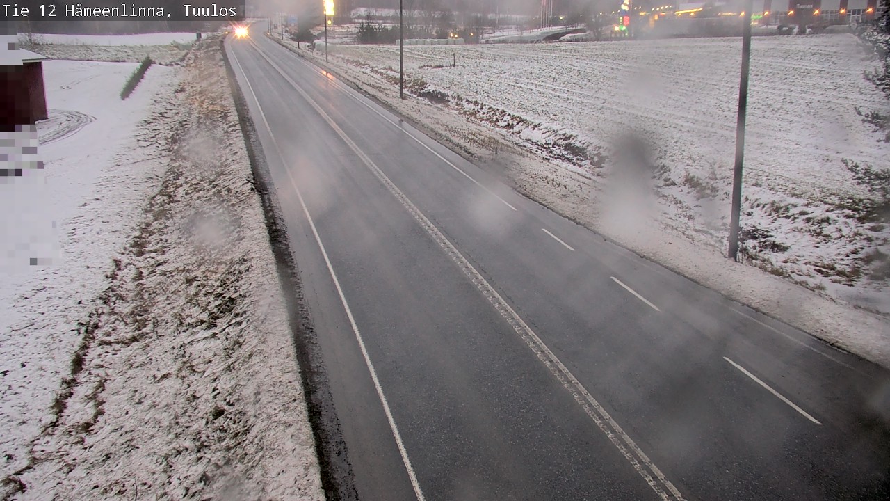 Weather Camera Image Väg 12 Hämeenlinna, Tuulos, Hämeenlinna, Kanta-Häme
