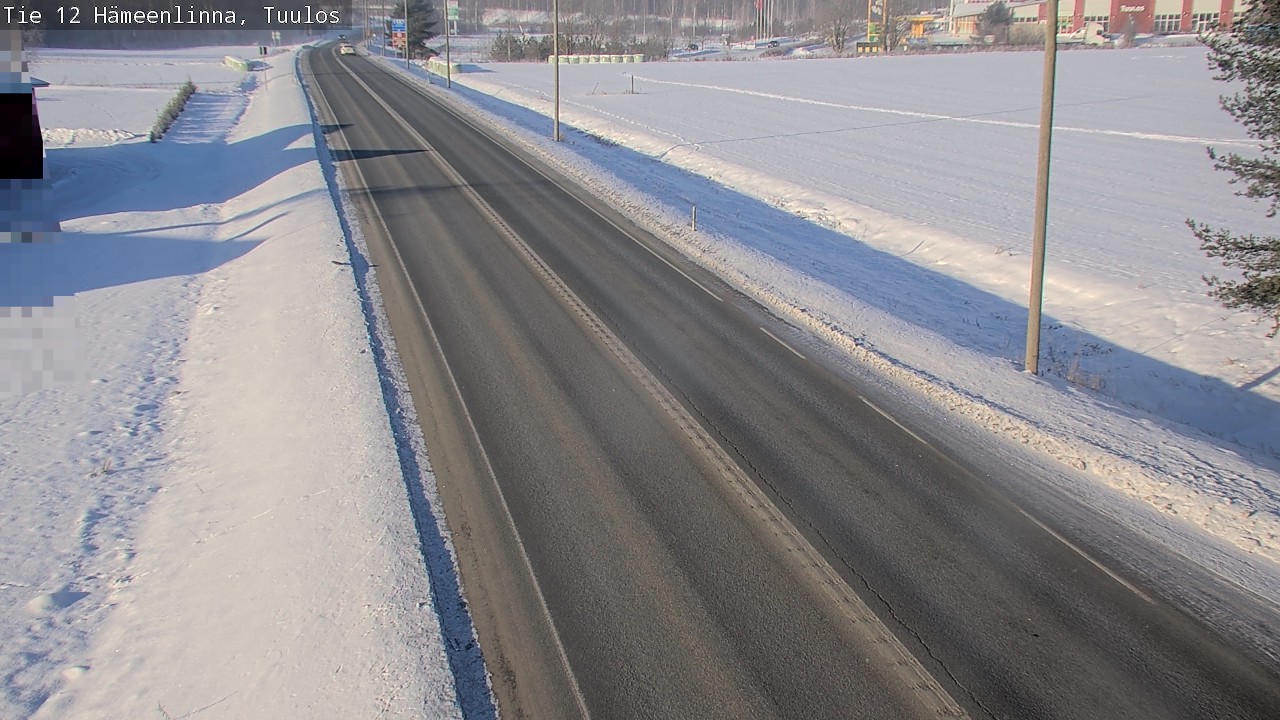 Weather Camera Image Road 12 Hämeenlinna, Tuulos, Hämeenlinna, Kanta-Häme