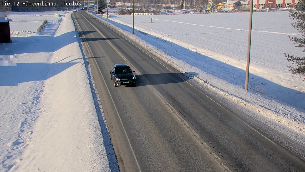 Weather Camera Image Road 12 Hämeenlinna, Tuulos, Hämeenlinna, Kanta-Häme