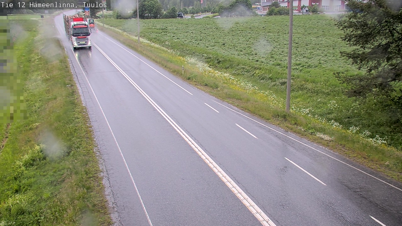 Weather Camera Image Road 12 Hämeenlinna, Tuulos, Hämeenlinna, Kanta-Häme