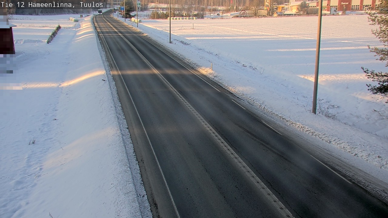Weather Camera Image Road 12 Hämeenlinna, Tuulos, Hämeenlinna, Kanta-Häme