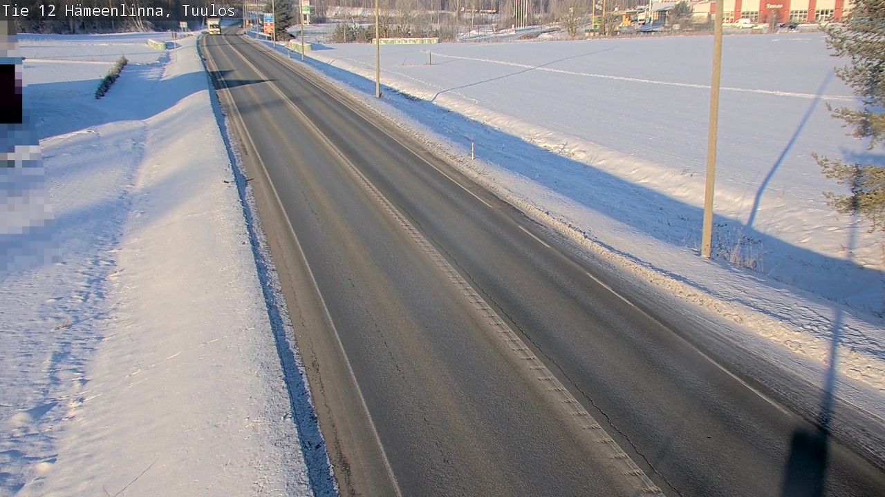 Weather Camera Image Road 12 Hämeenlinna, Tuulos, Hämeenlinna, Kanta-Häme