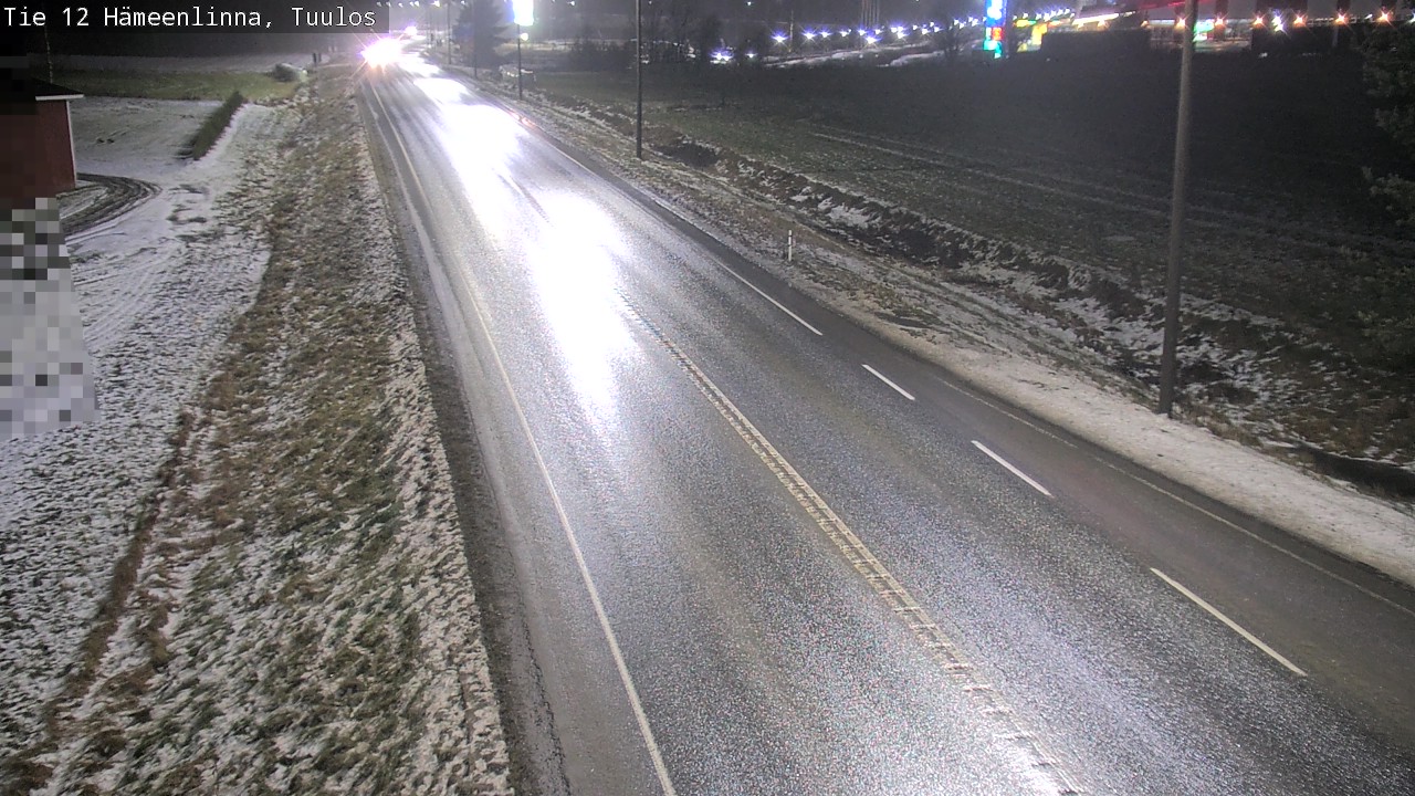 Weather Camera Image Väg 12 Hämeenlinna, Tuulos, Hämeenlinna, Kanta-Häme