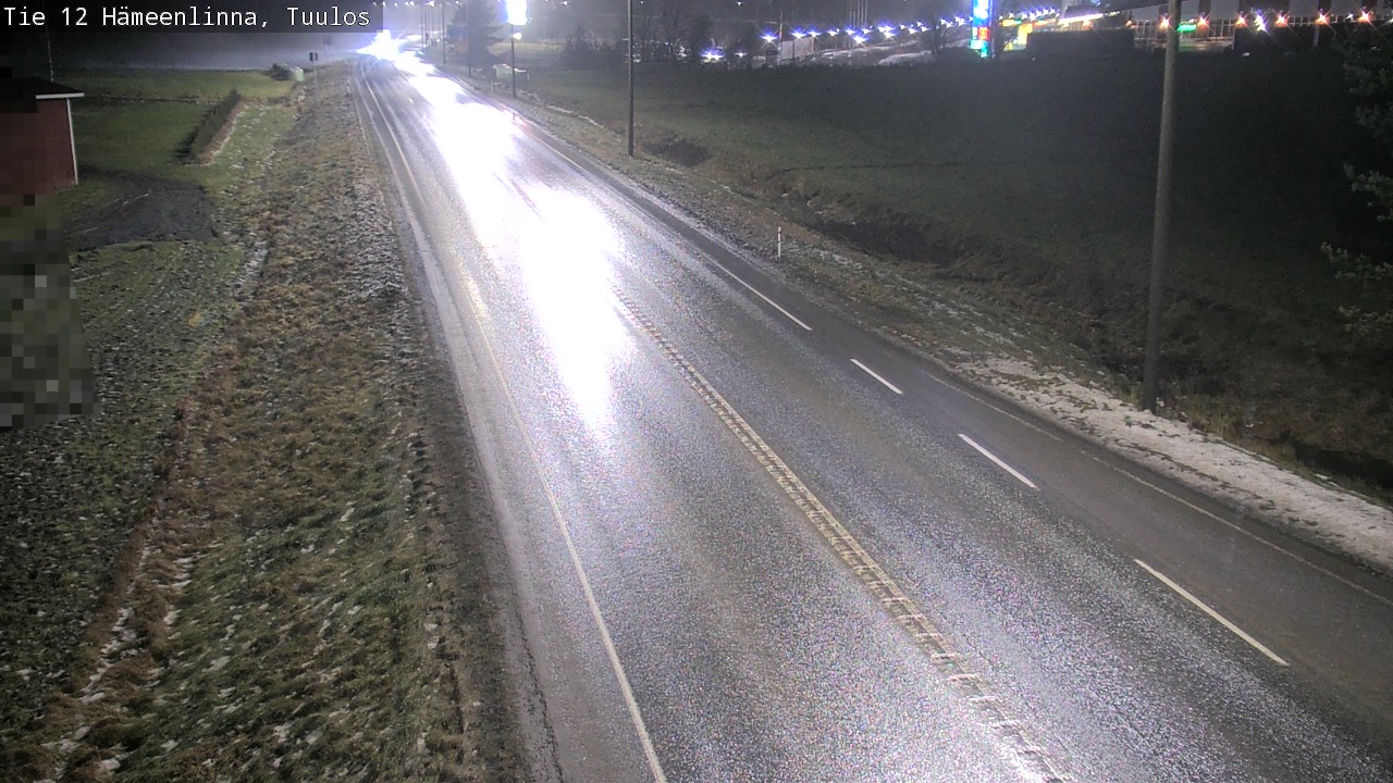 Weather Camera Image Väg 12 Hämeenlinna, Tuulos, Hämeenlinna, Kanta-Häme