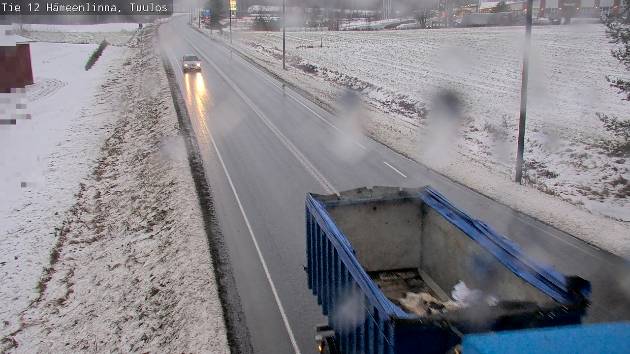 Weather Camera Image Väg 12 Hämeenlinna, Tuulos, Hämeenlinna, Kanta-Häme