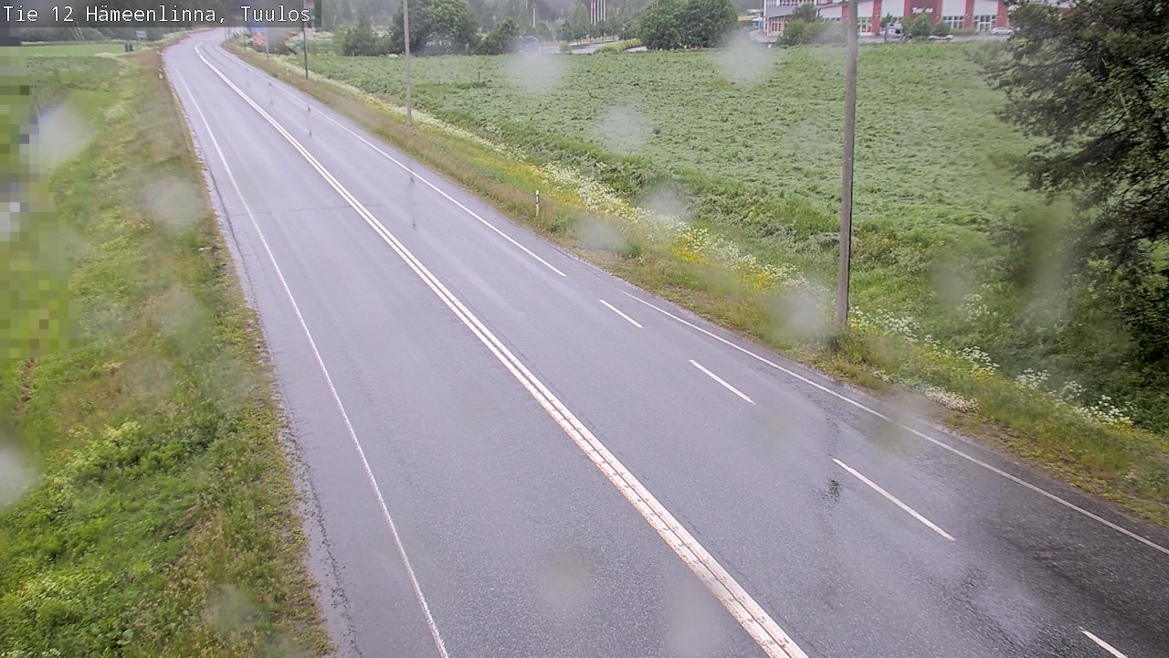 Weather Camera Image Road 12 Hämeenlinna, Tuulos, Hämeenlinna, Kanta-Häme